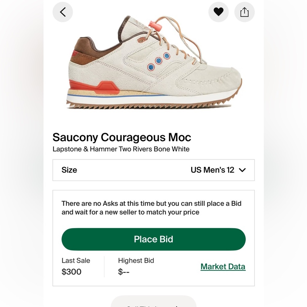 🔥 SAUCONY COURAGEOUS MOC | NEW | Size 12M | Last Sale $300 - Picture 7 of 7